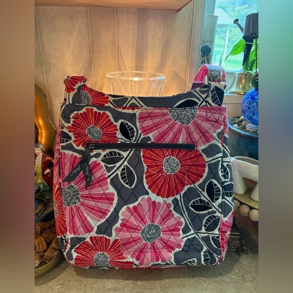 Vera Bradley Cherry Blossoms Large Crossbody Purse - Picture 7 of 11
